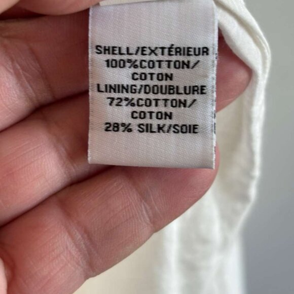 DVF Diane Von Furstenberg Women Kayley Eyelet Wrap Dress White Size 4 - Picture 8 of 12